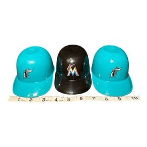 Vintage Florida Marlins & Miami Marlins Mini Baseball Helmet Bundle